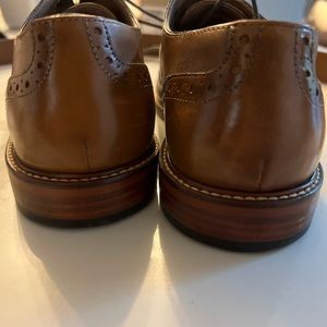 Joseph Abboud lace wingtip oxfords and belt - worn once for wedding